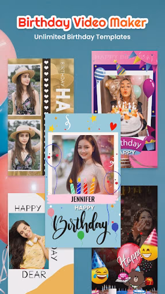 Birthday Video Maker With Song Screenshot 1 - AppWisp.com Birthday Video Maker With Song Screenshot 1 - AppWisp.com
