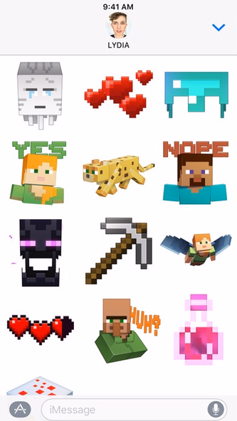 Minecraft Sticker Pack Screenshot 3 - AppWisp.com Minecraft Sticker Pack Screenshot 3 - AppWisp.com