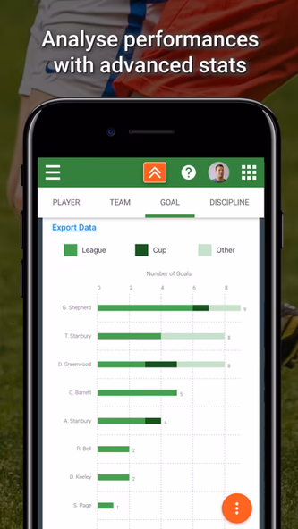 TeamStats - Football Team App Screenshot 4 - AppWisp.com TeamStats - Football Team App Screenshot 4 - AppWisp.com
