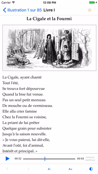 Fables, Jean de La Fontaine Screenshot 1 - AppWisp.com Fables, Jean de La Fontaine Screenshot 1 - AppWisp.com