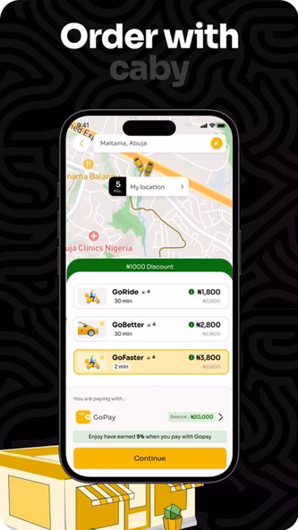 GoApp - Ride, Delivery, Food Screenshot 4 - AppWisp.com