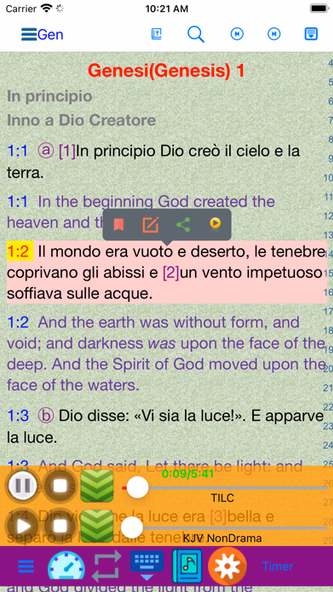 English Italian Audio Bible Screenshot 1 - AppWisp.com English Italian Audio Bible Screenshot 1 - AppWisp.com