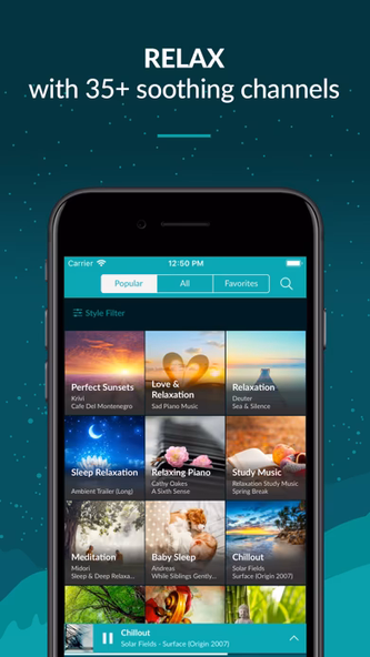 Zen Radio: Calm Relaxing Music Screenshot 1 - AppWisp.com Zen Radio: Calm Relaxing Music Screenshot 1 - AppWisp.com