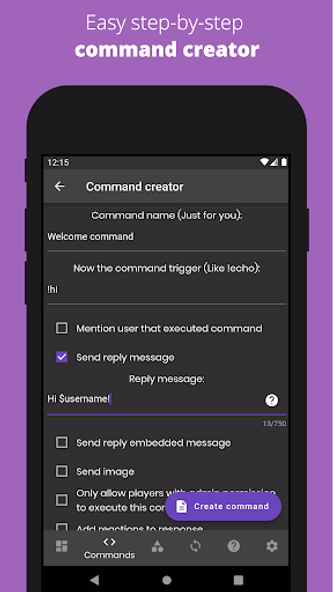 Bot Designer For Discord Screenshot 2 - AppWisp.com Bot Designer For Discord Screenshot 2 - AppWisp.com