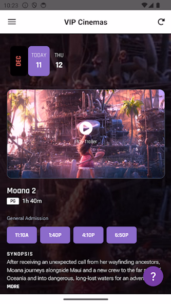 VIP Cinemas Screenshot 4 - AppWisp.com VIP Cinemas Screenshot 4 - AppWisp.com