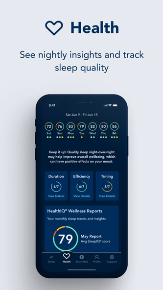 Sleep Number Screenshot 3 - AppWisp.com Sleep Number Screenshot 3 - AppWisp.com