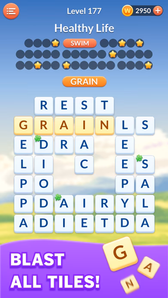 Word Blast: Search Puzzle Game Screenshot 2 - AppWisp.com Word Blast: Search Puzzle Game Screenshot 2 - AppWisp.com