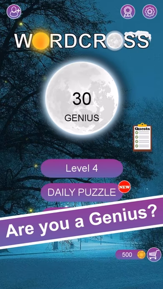 Word Cross - Brain Work Out Screenshot 1 - AppWisp.com Word Cross - Brain Work Out Screenshot 1 - AppWisp.com