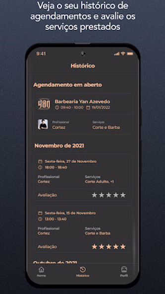 Yan Azevedo Barber Shop Screenshot 1 - AppWisp.com Yan Azevedo Barber Shop Screenshot 1 - AppWisp.com