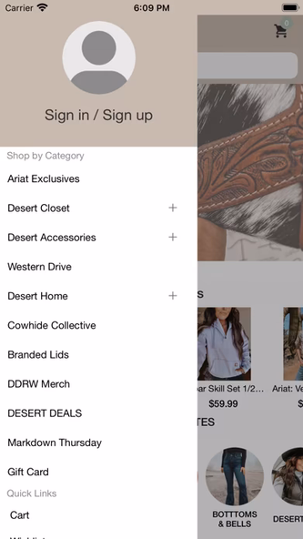 DesertDown: Clothing&Turquoise Screenshot 2 - AppWisp.com DesertDown: Clothing&Turquoise Screenshot 2 - AppWisp.com