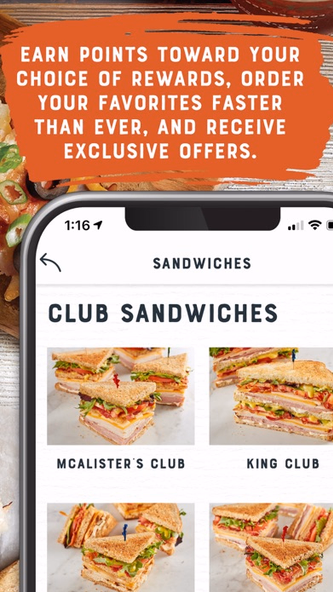 McAlisters Deli Screenshot 2 - AppWisp.com McAlisters Deli Screenshot 2 - AppWisp.com