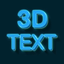 3D Text - AI Graphic Design - AppWisp.com