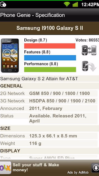 Phone Genie - GSMArena Browser Screenshot 3 - AppWisp.com Phone Genie - GSMArena Browser Screenshot 3 - AppWisp.com