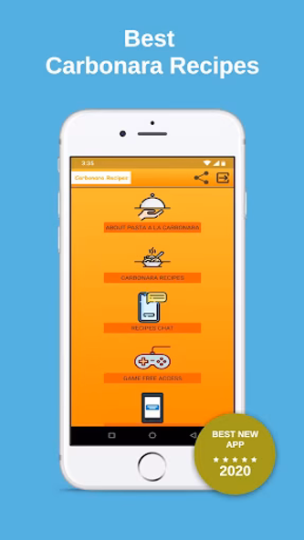 Carbonara Recipe Screenshot 1 - AppWisp.com Carbonara Recipe Screenshot 1 - AppWisp.com