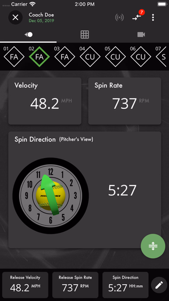 PitchTracker Softball Screenshot 2 - AppWisp.com PitchTracker Softball Screenshot 2 - AppWisp.com