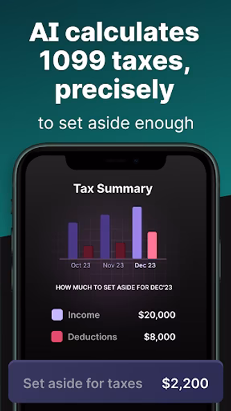 FlyFin: Effortless 1099 Taxes Screenshot 2 - AppWisp.com FlyFin: Effortless 1099 Taxes Screenshot 2 - AppWisp.com
