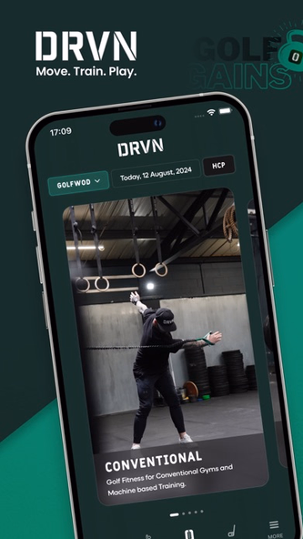 DRVN - Golf Fitness & Workouts Screenshot 1 - AppWisp.com DRVN - Golf Fitness & Workouts Screenshot 1 - AppWisp.com