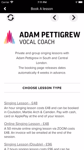 Adam Pettigrew - Vocal Coach Screenshot 2 - AppWisp.com Adam Pettigrew - Vocal Coach Screenshot 2 - AppWisp.com