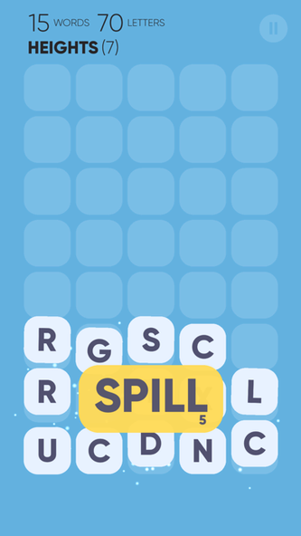 Droplett - The Word Game Screenshot 3 - AppWisp.com Droplett - The Word Game Screenshot 3 - AppWisp.com