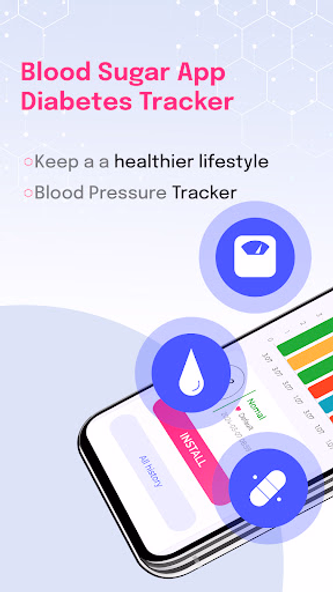 Blood Sugar Tracking & BP Log Screenshot 1 - AppWisp.com Blood Sugar Tracking & BP Log Screenshot 1 - AppWisp.com