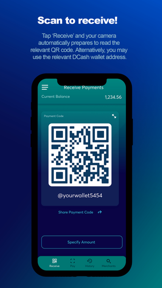 DCash Wallet Screenshot 3 - AppWisp.com DCash Wallet Screenshot 3 - AppWisp.com