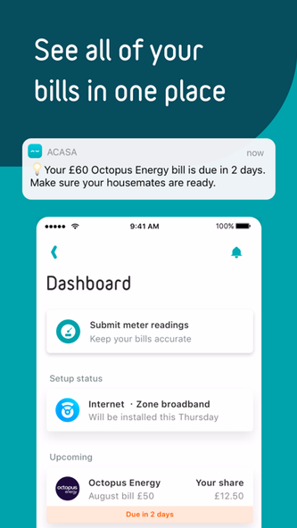 acasa - set-up & split bills Screenshot 3 - AppWisp.com acasa - set-up & split bills Screenshot 3 - AppWisp.com