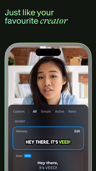 VEED - Captions for videos Screenshot 2 - AppWisp.com VEED - Captions for videos Screenshot 2 - AppWisp.com