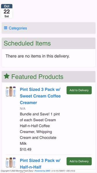 Morning Fresh Dairy Screenshot 4 - AppWisp.com Morning Fresh Dairy Screenshot 4 - AppWisp.com