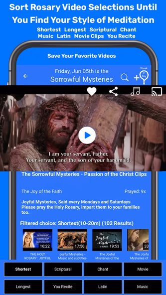 Rosary Experience: 3000 Videos Screenshot 2 - AppWisp.com Rosary Experience: 3000 Videos Screenshot 2 - AppWisp.com