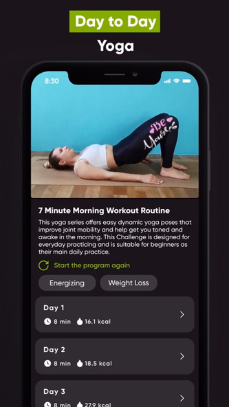 Yoga Pilates & Face Yoga Screenshot 2 - AppWisp.com Yoga Pilates & Face Yoga Screenshot 2 - AppWisp.com