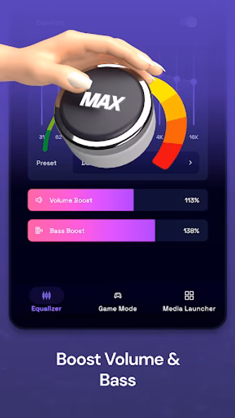 Volume Booster - Equalizer Pro Screenshot 2 - AppWisp.com Volume Booster - Equalizer Pro Screenshot 2 - AppWisp.com