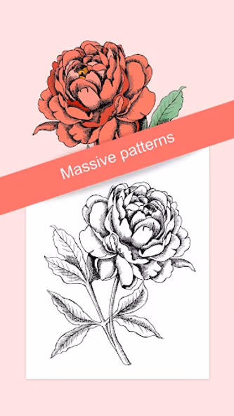 Flowers Coloring Books Screenshot 2 - AppWisp.com Flowers Coloring Books Screenshot 2 - AppWisp.com