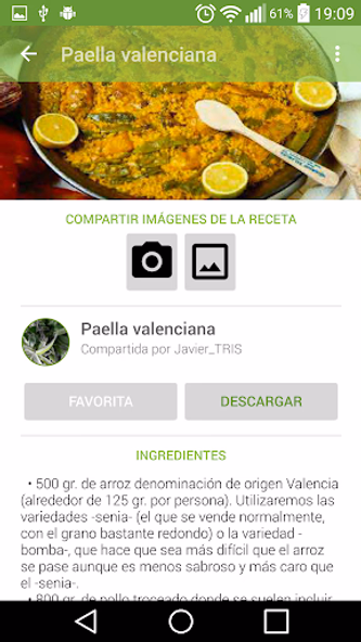Recetario, recetas de cocina Screenshot 4 - AppWisp.com Recetario, recetas de cocina Screenshot 4 - AppWisp.com
