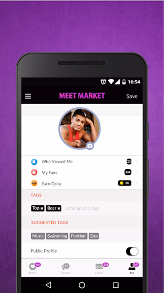 Meet Market: Gay Chat & Dates Screenshot 3 - AppWisp.com Meet Market: Gay Chat & Dates Screenshot 3 - AppWisp.com
