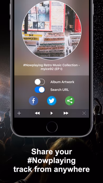 #Nowplaying - Tweet Your Music Screenshot 2 - AppWisp.com #Nowplaying - Tweet Your Music Screenshot 2 - AppWisp.com