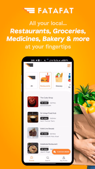 FATAFAT: Local Delivery Online Screenshot 2 - AppWisp.com FATAFAT: Local Delivery Online Screenshot 2 - AppWisp.com