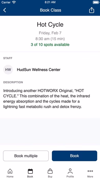 HudSun Wellness Center Screenshot 3 - AppWisp.com HudSun Wellness Center Screenshot 3 - AppWisp.com