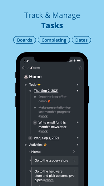 WorkFlowy: Note, List, Outline Screenshot 3 - AppWisp.com WorkFlowy: Note, List, Outline Screenshot 3 - AppWisp.com