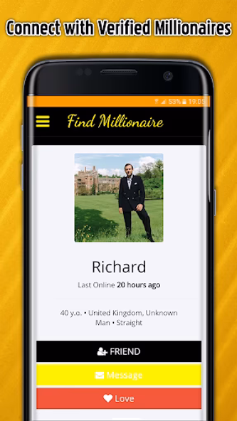 Online Dating, FindMillionaire Screenshot 4 - AppWisp.com Online Dating, FindMillionaire Screenshot 4 - AppWisp.com