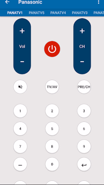 Panasonic Universal Remote Screenshot 4 - AppWisp.com Panasonic Universal Remote Screenshot 4 - AppWisp.com