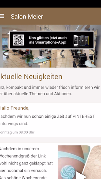 Salon Meier - Ihr Friseur Screenshot 1 - AppWisp.com Salon Meier - Ihr Friseur Screenshot 1 - AppWisp.com