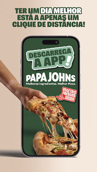Papa John's Pizza Portugal Screenshot 1 - AppWisp.com Papa John's Pizza Portugal Screenshot 1 - AppWisp.com