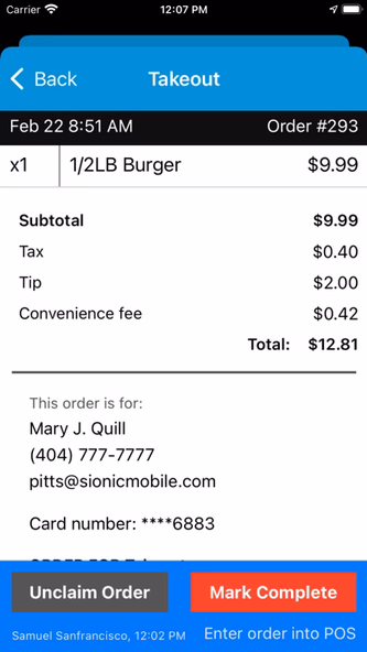 MRM Order Screenshot 2 - AppWisp.com MRM Order Screenshot 2 - AppWisp.com