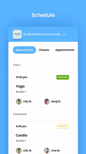 Studio Wellness Community Screenshot 3 - AppWisp.com Studio Wellness Community Screenshot 3 - AppWisp.com