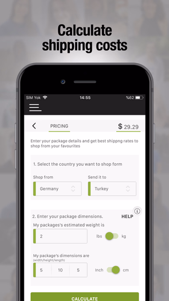 Shippn - Worldwide Shop & Ship Screenshot 4 - AppWisp.com Shippn - Worldwide Shop & Ship Screenshot 4 - AppWisp.com
