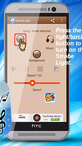 Strobe Light - w/ Music Player Screenshot 4 - AppWisp.com Strobe Light - w/ Music Player Screenshot 4 - AppWisp.com