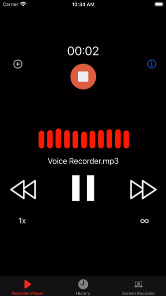 Voice Recorder, Voice Memos Screenshot 1 - AppWisp.com Voice Recorder, Voice Memos Screenshot 1 - AppWisp.com