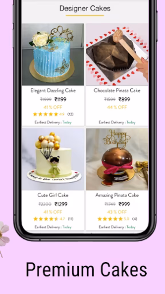 Cakezz : Online Cake delivery Screenshot 3 - AppWisp.com Cakezz : Online Cake delivery Screenshot 3 - AppWisp.com