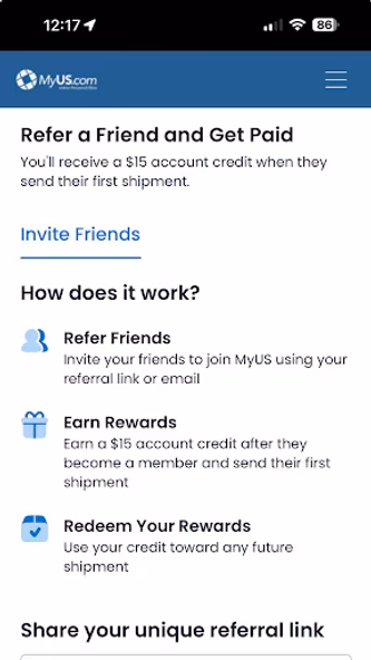 MyUS Global Shipping App Screenshot 4 - AppWisp.com MyUS Global Shipping App Screenshot 4 - AppWisp.com