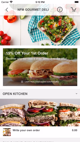 NFM GOURMET Deli Screenshot 3 - AppWisp.com NFM GOURMET Deli Screenshot 3 - AppWisp.com